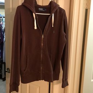 Polo brown hoodie